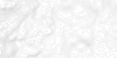 Contour abstract map relief land outline. Topographic map patterns. White wave paper curved reliefs abstract background. Background of the topography map. Abstract pattern with lines.	
