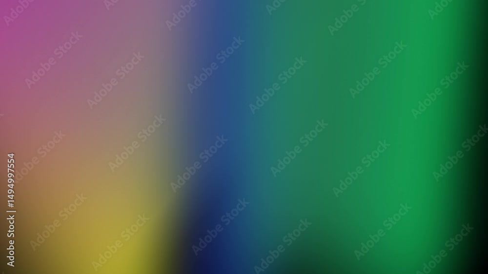 Poster Cool modern futuristic rainbow prism gradient light chromatic aberration smooth color changing background animation visual graphics