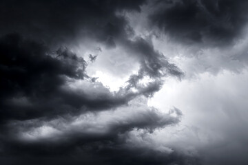 Dramatic Storm Clouds Background