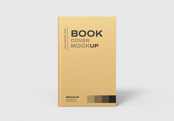 Book Cover Mockup Front View