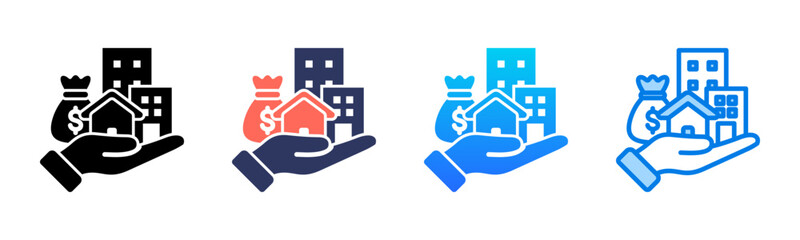 Assets icon sheet multiple style collection