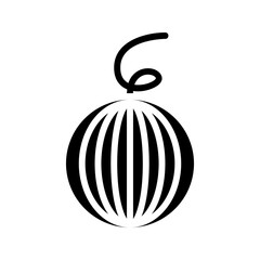 Watermelon icon vector for summer designs and branding