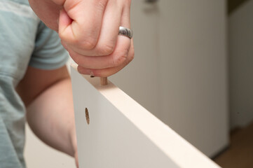 Obraz premium Assembling Furniture with Precision and Care to ensure comfort and functionality in your space