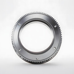 High-Resolution Image of a Precision Metal Gear Ring Component