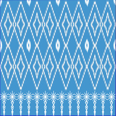 seamless pattern with blue stripes