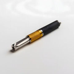 Fototapeta premium Precision Metal Tool with Gold Accents High-Quality Design and Engineering