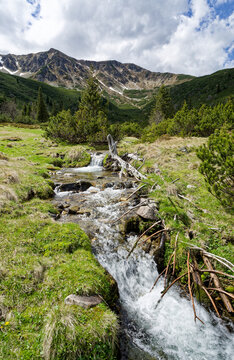 a stream in the austrian alps