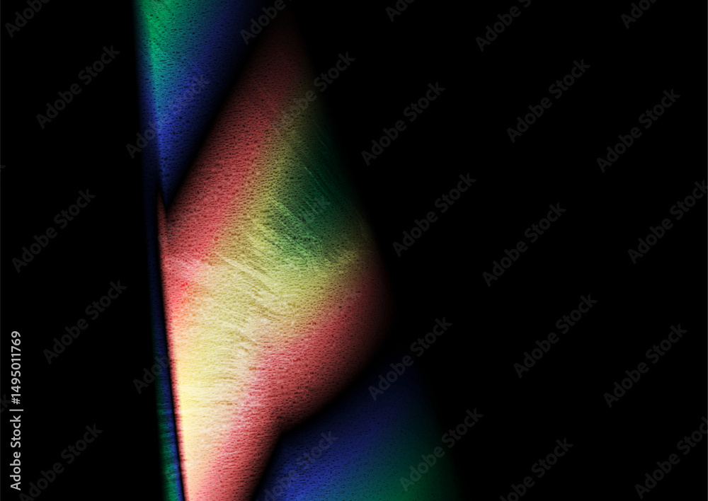 Poster colorful thermal holographic gradient grainy abstract grunge background. vector blurred design