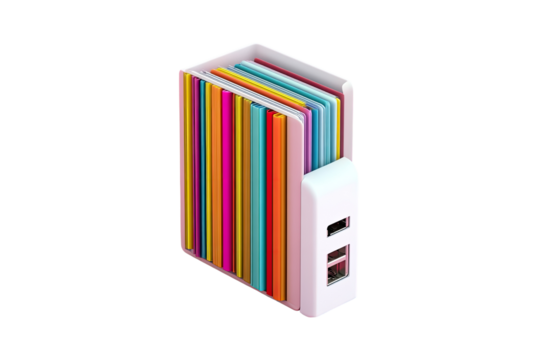 Colorful file folder icon