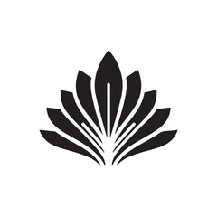 Vector illustration of a modern and clean company logo design for a library or reading-related business