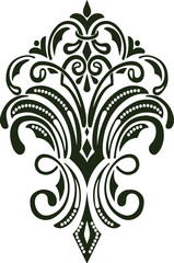 Beautiful flower art and mandala vector design