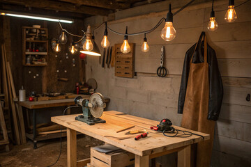 man working in a workshop