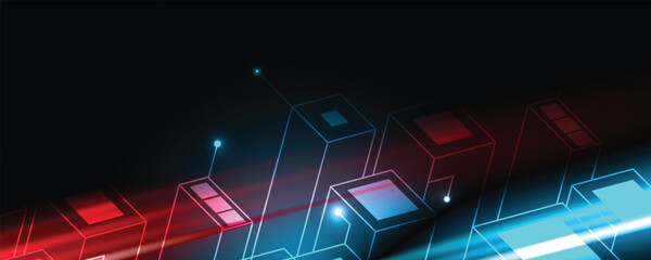 Abstract high technology and science background