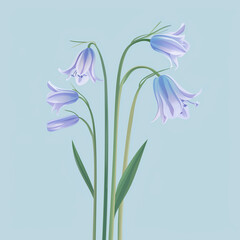 Naklejka premium A hand-drawn vector illustration of wildflowers in soft pastel colors. Ideal for wedding invitations, wall art, greeting cards, fabric prints, and digital design projects