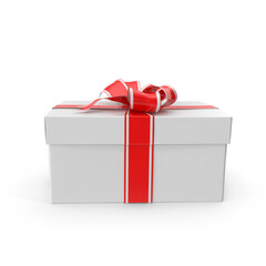 Christmas present isolated on transparent background