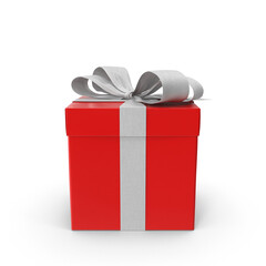 Christmas present isolated on transparent background