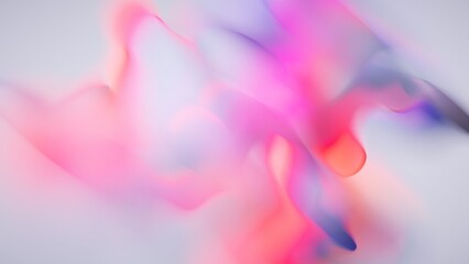 Fototapeta na wymiar abstract unfocussed gradient background, multicolored blurry spots and bokeh lights
