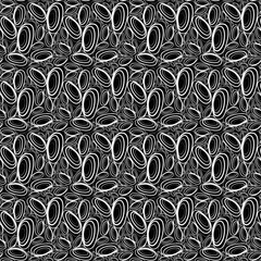 Simlet fabric pattern, spiral circle, loop