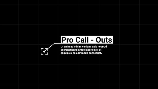 Call - Outs 13