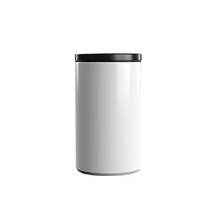 Empty Cylindrical Container