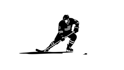 Obraz premium Ice hockey, hockey, players, vector