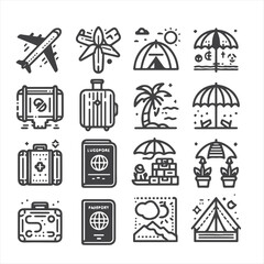 Blogger icon set. Containing influencer, content, creation, like, vlogging, blog, vlogger, social media, followers, personal brand, video equipment, digital marketing and more