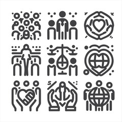 Blogger icon set. Containing influencer, content, creation, like, vlogging, blog, vlogger, social media, followers, personal brand, video equipment, digital marketing and more