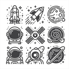 Blogger icon set. Containing influencer, content, creation, like, vlogging, blog, vlogger, social media, followers, personal brand, video equipment, digital marketing and more