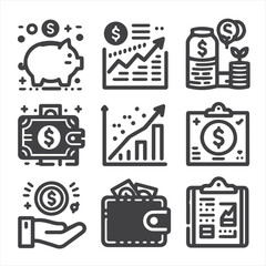Human Resources icon set. Business related line icons: HR, recruitment, employment, office, management, business people, teamwork, resume, career and more. Editable stroke. Vector illustration