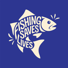 Fishing Vector T-Shirt Design Art & Illustration