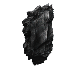 charcoal on transparent background