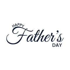 Happy Father&rsquo;s Day Calligraphy design vector. Vector illustration.