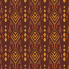 seamless pattern with red flowers Application to the past and present