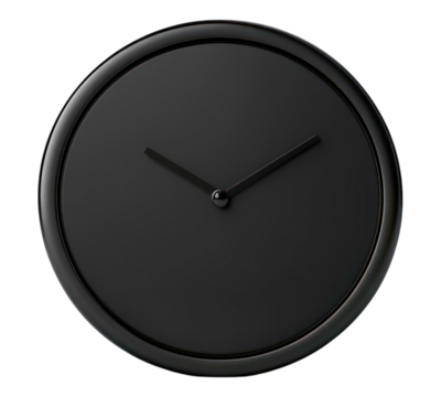 alarm clock on transparent background