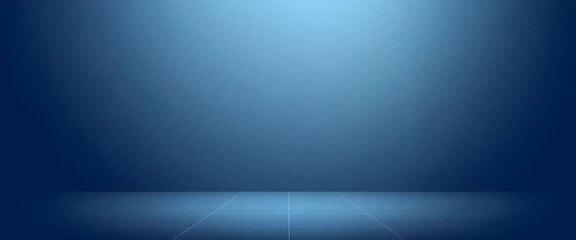 Fototapeta premium Smooth blue gradient with soft light