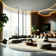 Synergizing Intelligent Ecology and Kinetic Aesthetics in Therapeutic Living Spaces