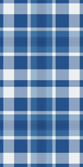 Seamless blue and white plaid pattern.  Perfect for textile design, backgrounds, or website templates.  Classic and versatile, this textured check evokes feelings of comfort and tradition.