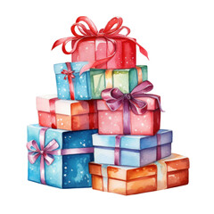 stack of gifts