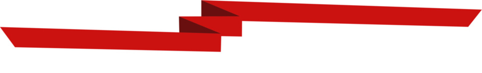 red ribbon banner