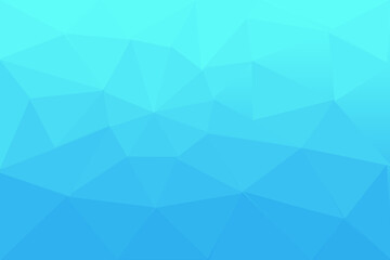 Blue Gradient Polygonal Low Poly Background