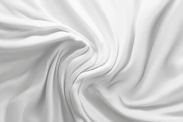 Obraz premium Elegant white fabric texture. Smooth, flowing folds create a luxurious background for design projects. Perfect for fashion, beauty, and websites.