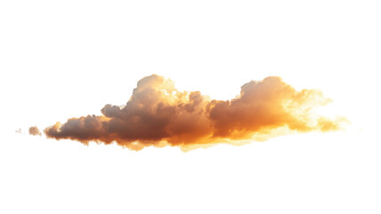 Fiery Explosion Burst Isolated on Transparent Background