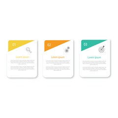 infographic vector with 3 options