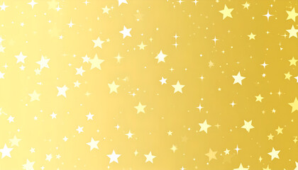Golden sparkling stars background