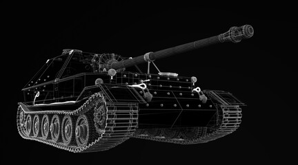 Self-propelled artillery mount
