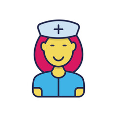 Nurse Vector icon