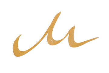 Brush Watercolor brush strokes on transparent background.