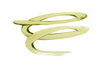 Naklejka premium Brush Watercolor brush strokes on transparent background.