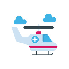 Helicopter Vector icon