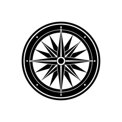 ethical compass  vector illustration